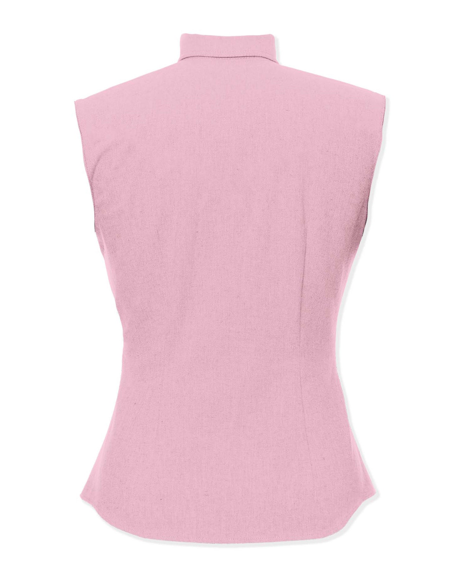 Western Love orange 100% Cotton Sleeveless Shirt