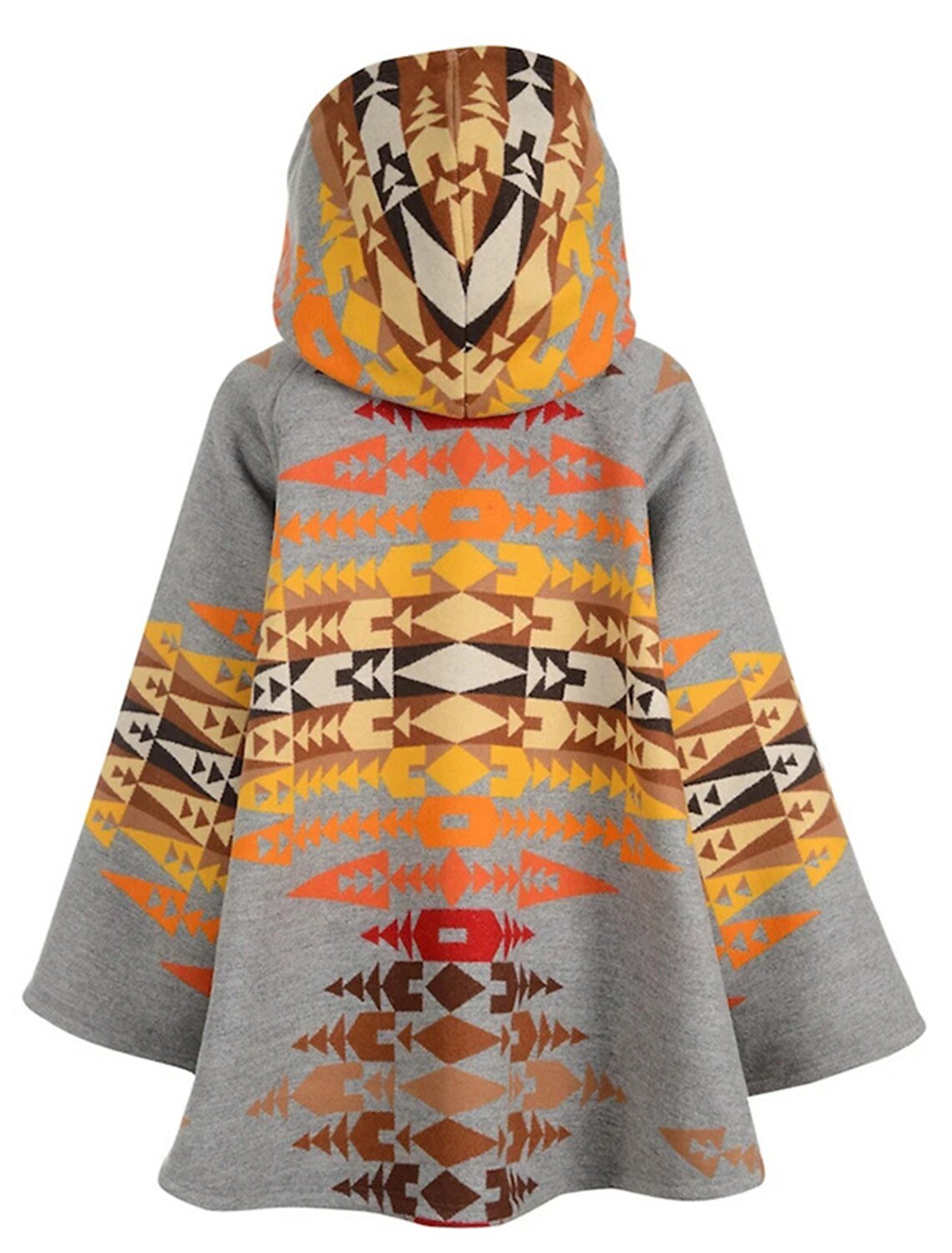 Women's Winter Coat Aztec Print Casual Coat