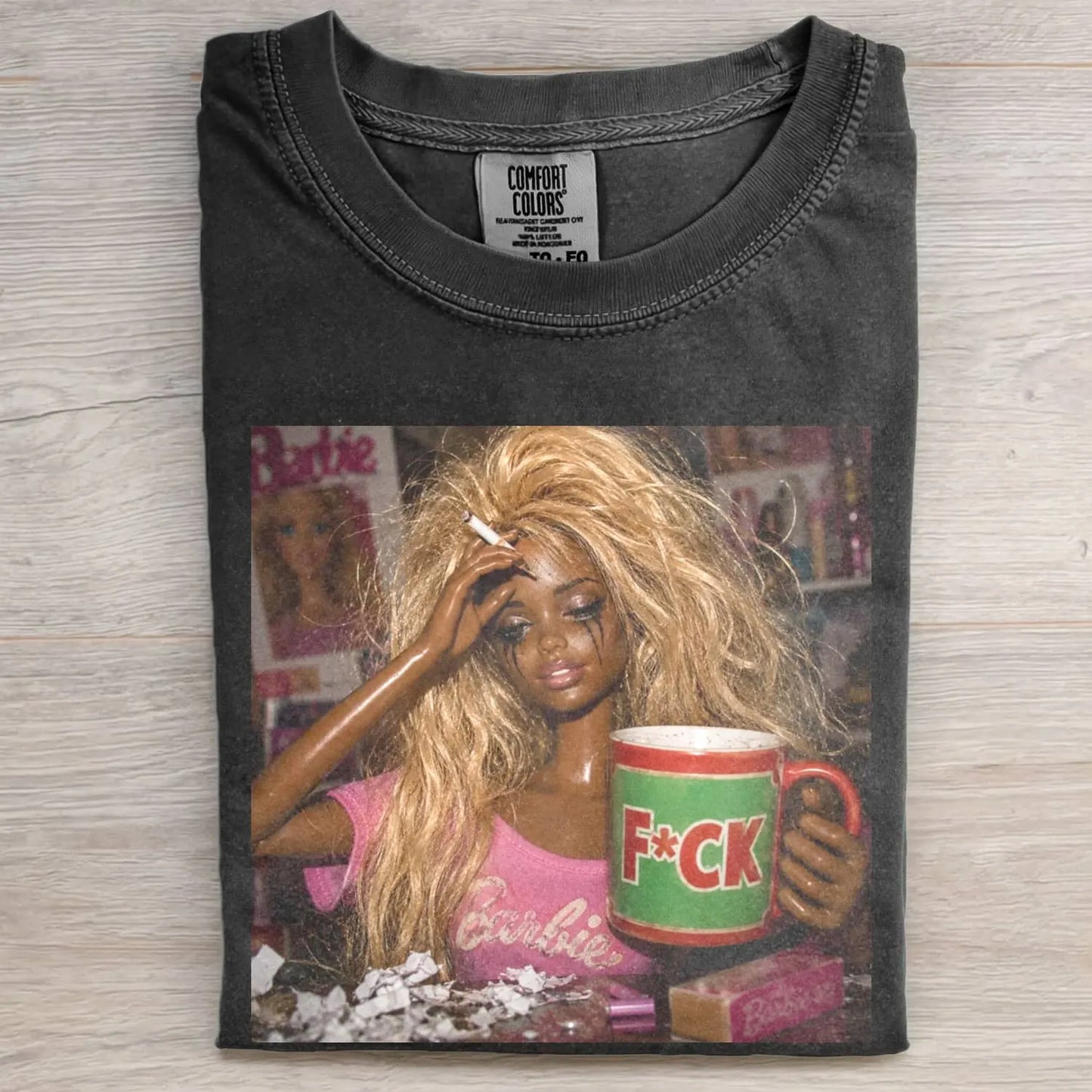 UNHINGED BLACK GIRL DOLL FUNNY MEME TEE