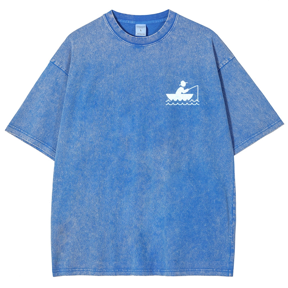 Fisherman Unisex Fit Washed T-Shirt
