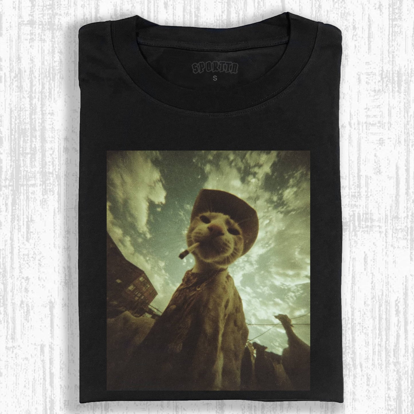 WACKY CAT TEE. 7.18