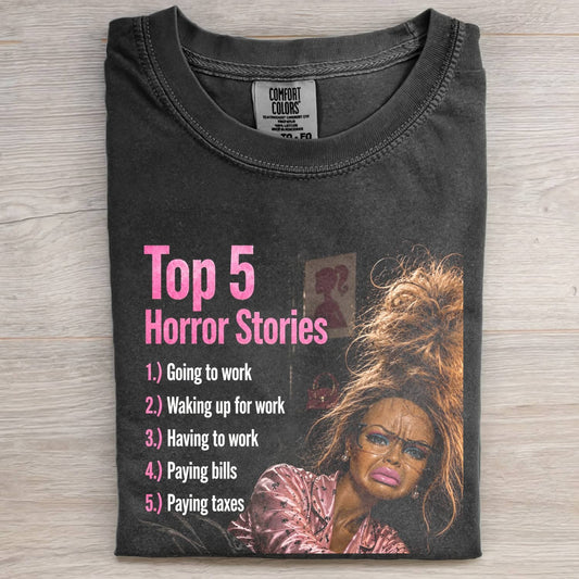 MOOD DOLL GIRL FUNNY FACE MEME TEE