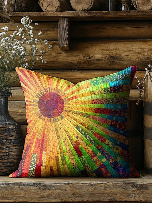 Colorful Sunshine Art Print Casual Pillow