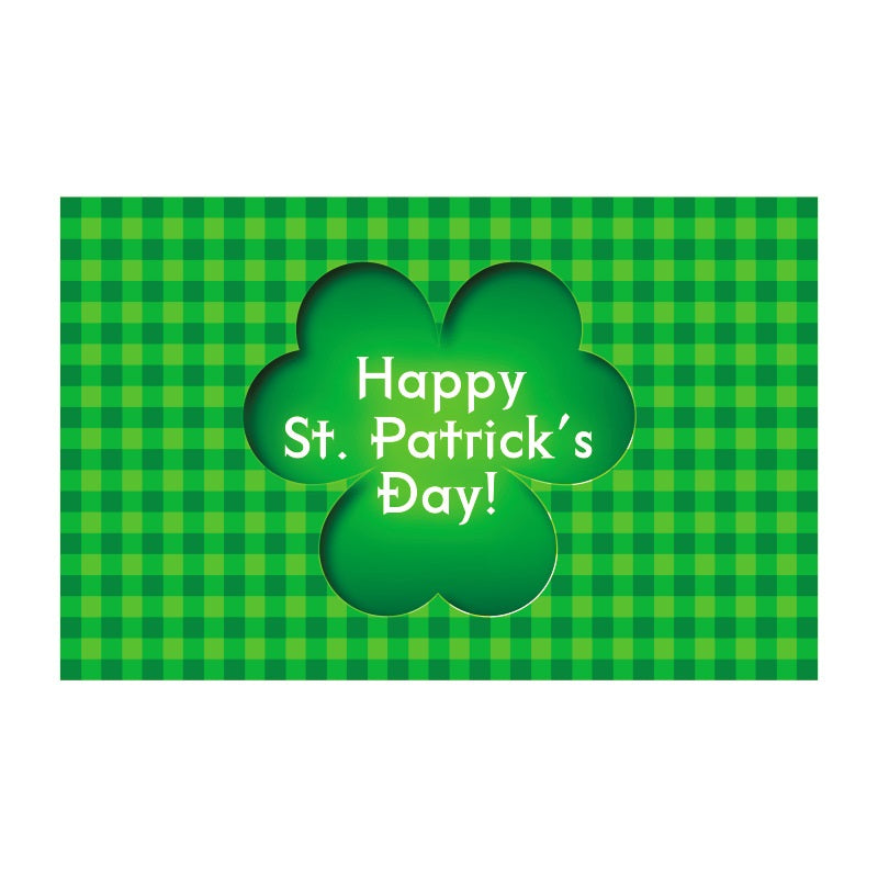 St. Patrick's Day Background Holiday Party Flag