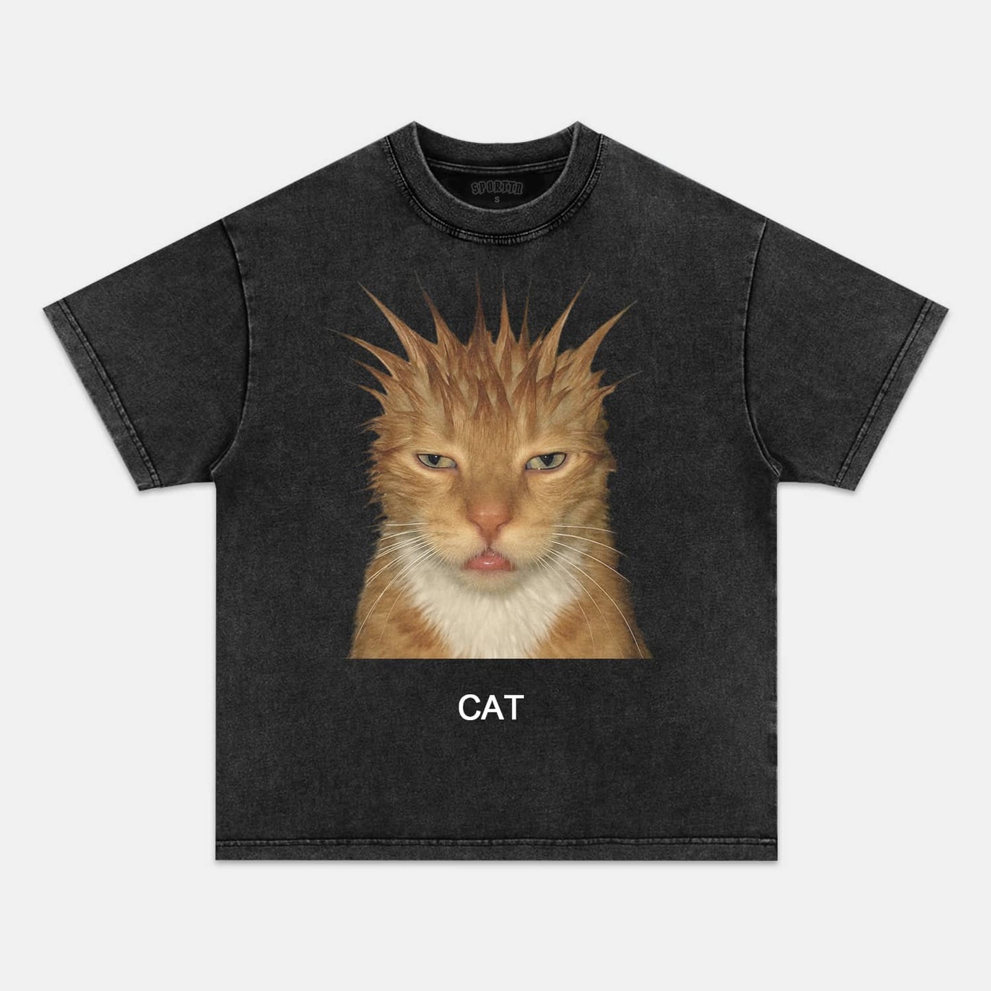 WACKY CAT TEE. 7.3