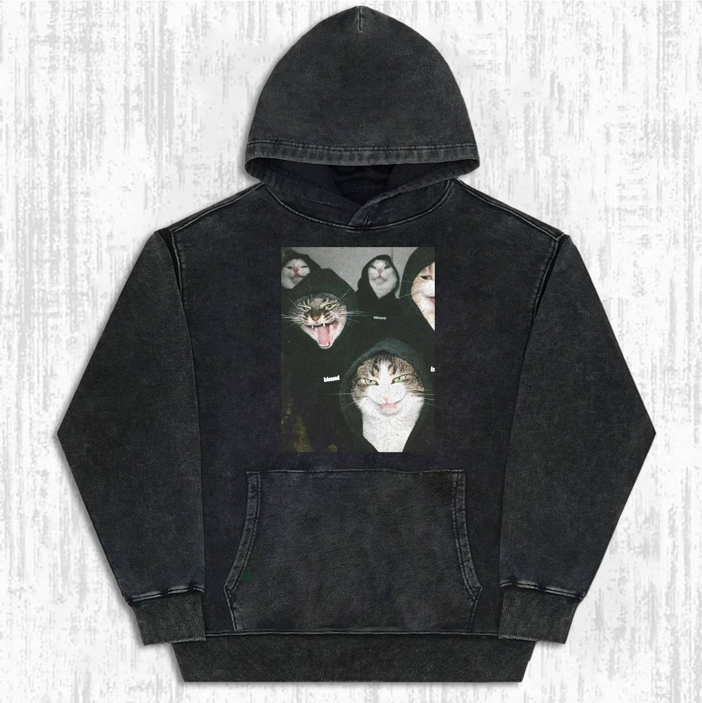 Cool and Daring Cat Group Dark - Style Trendy Cats T-shirt