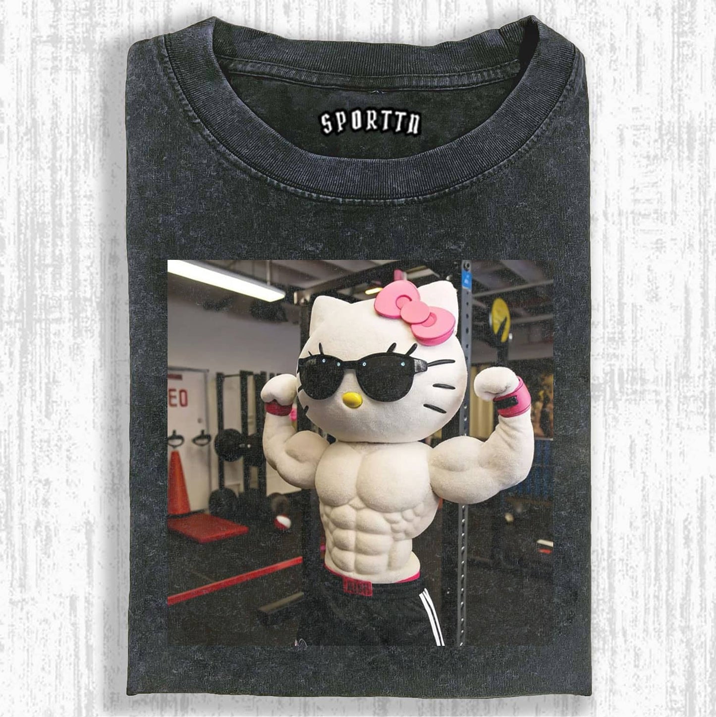 Fitness Version of Hello Kitty T-shirt