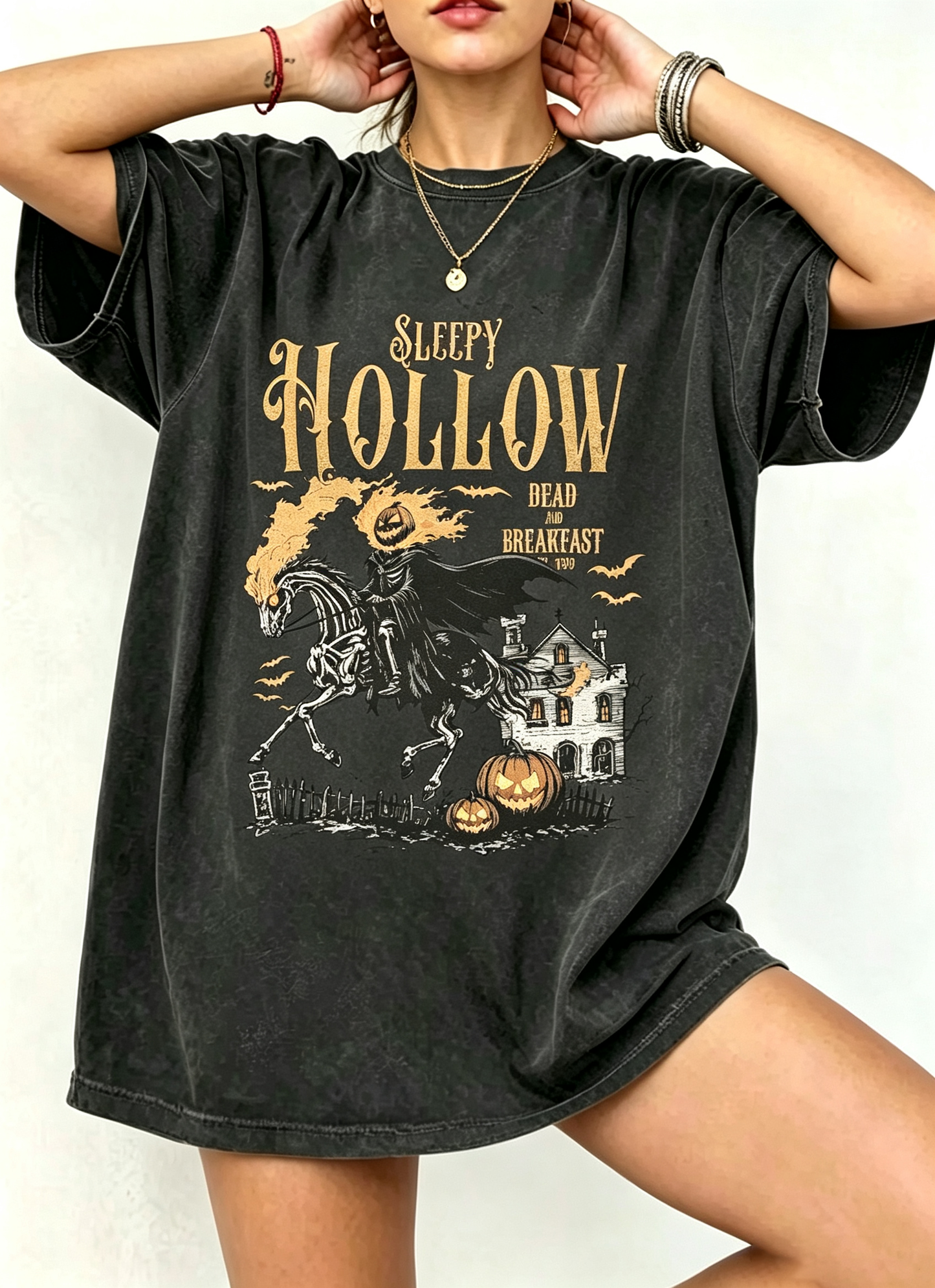 Sleepy Hollow Headless Horseman Oversized Tee