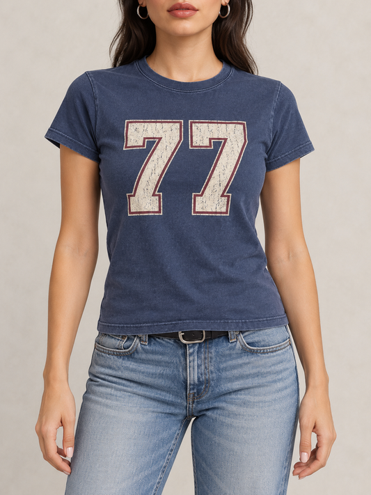 Blue 77 Graphic Tee