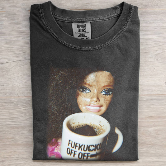 BARBIE GIRL FOR THOSE WHO LOVE COFFEE T-SHIRT