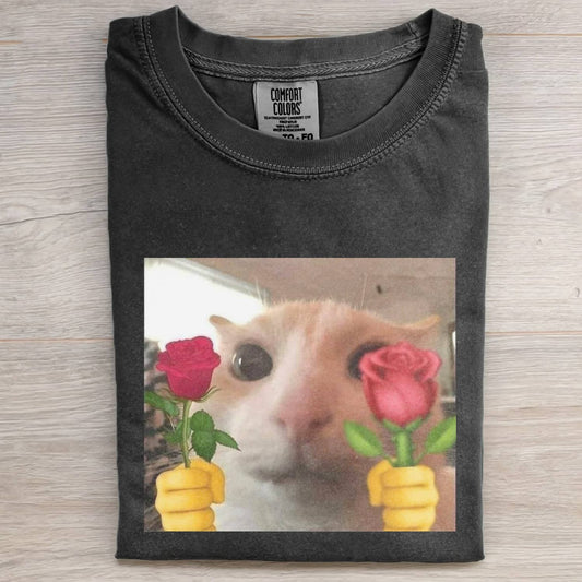 CAT MEME ICON T-SHIRT