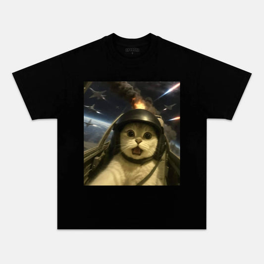 WACKY CAT TEE. 7.3