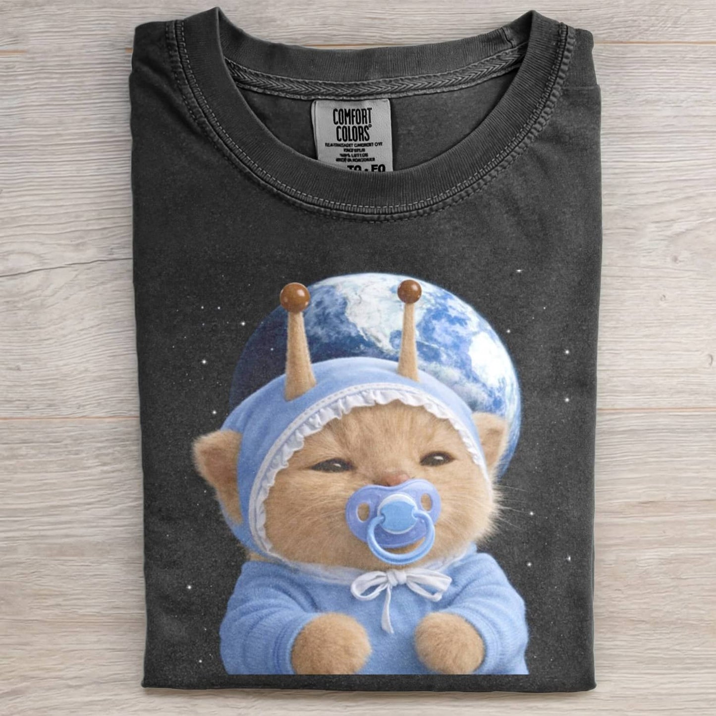 ALIEN CAT FUNNY MEME T-SHIRT