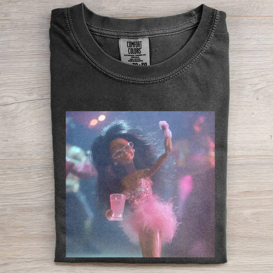 BLACK DOLL FACE PARTY DANCE POV TEE