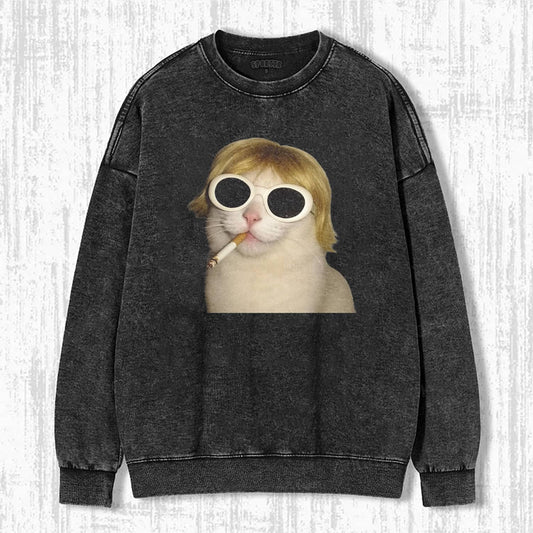 CAT MEME ICON SWEATSHIRTS