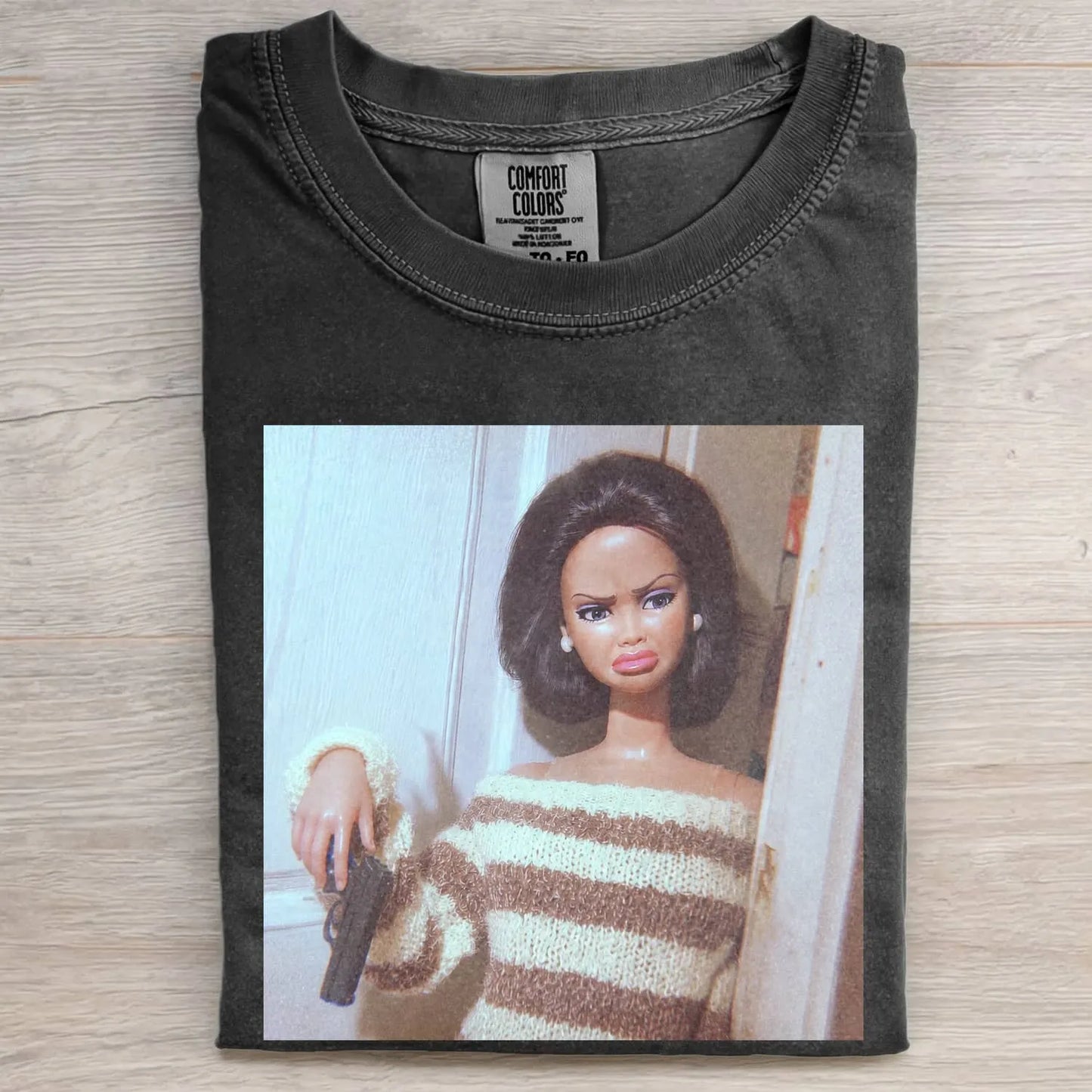 STANK FACE DOLL GIRL FUNNY MEME TEE