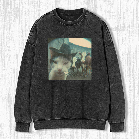 CAT MEME ICON SWEATSHIRTS