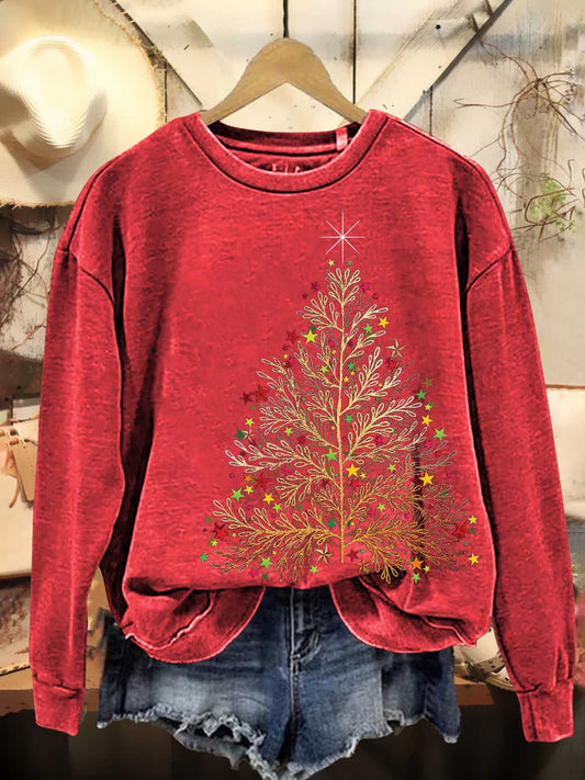 Christmas Tree Casual Sweatshirt