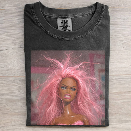 UNHINGED BLACK GIRL DOLL FUNNY MEME TEE