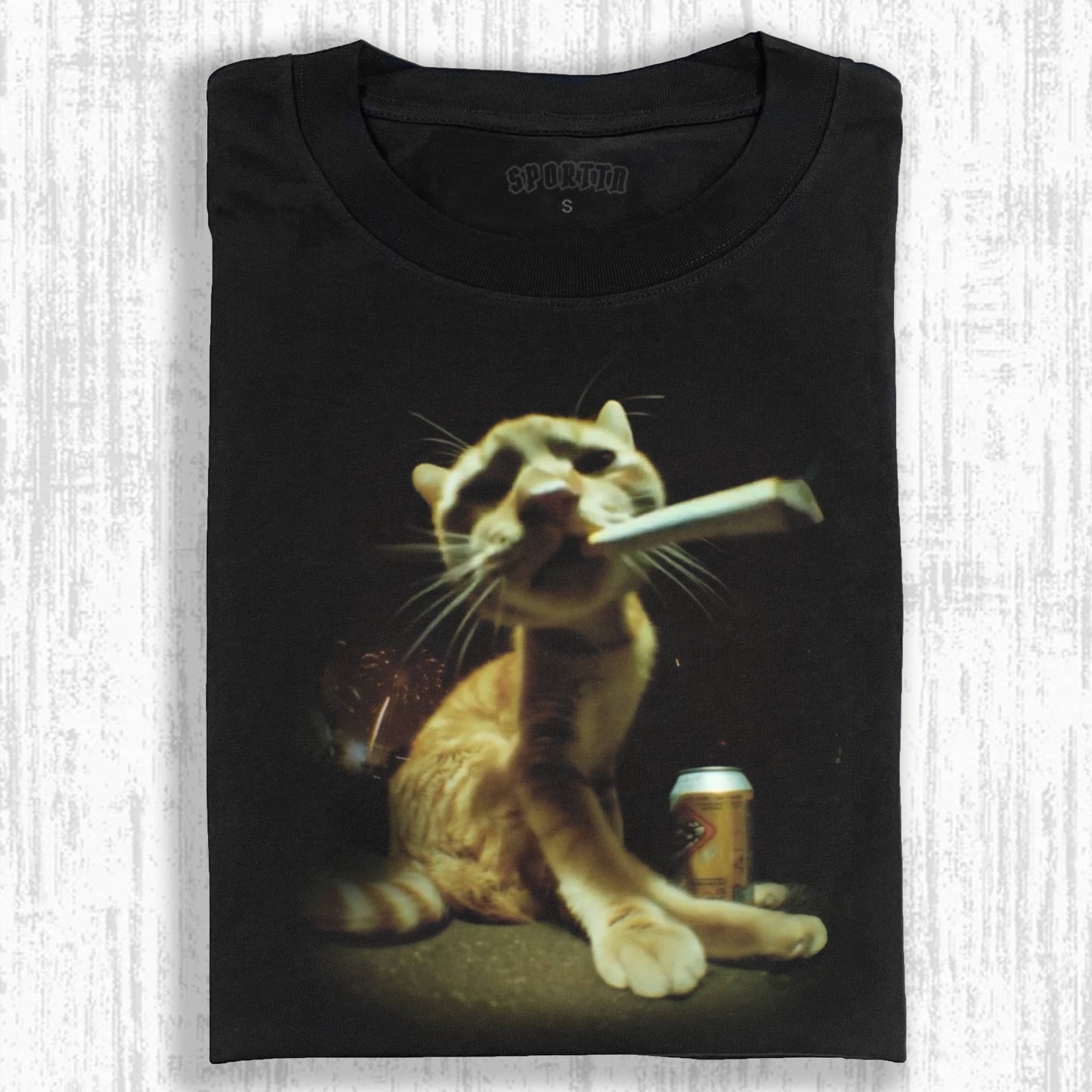 WACKY CAT TEE. 7.18