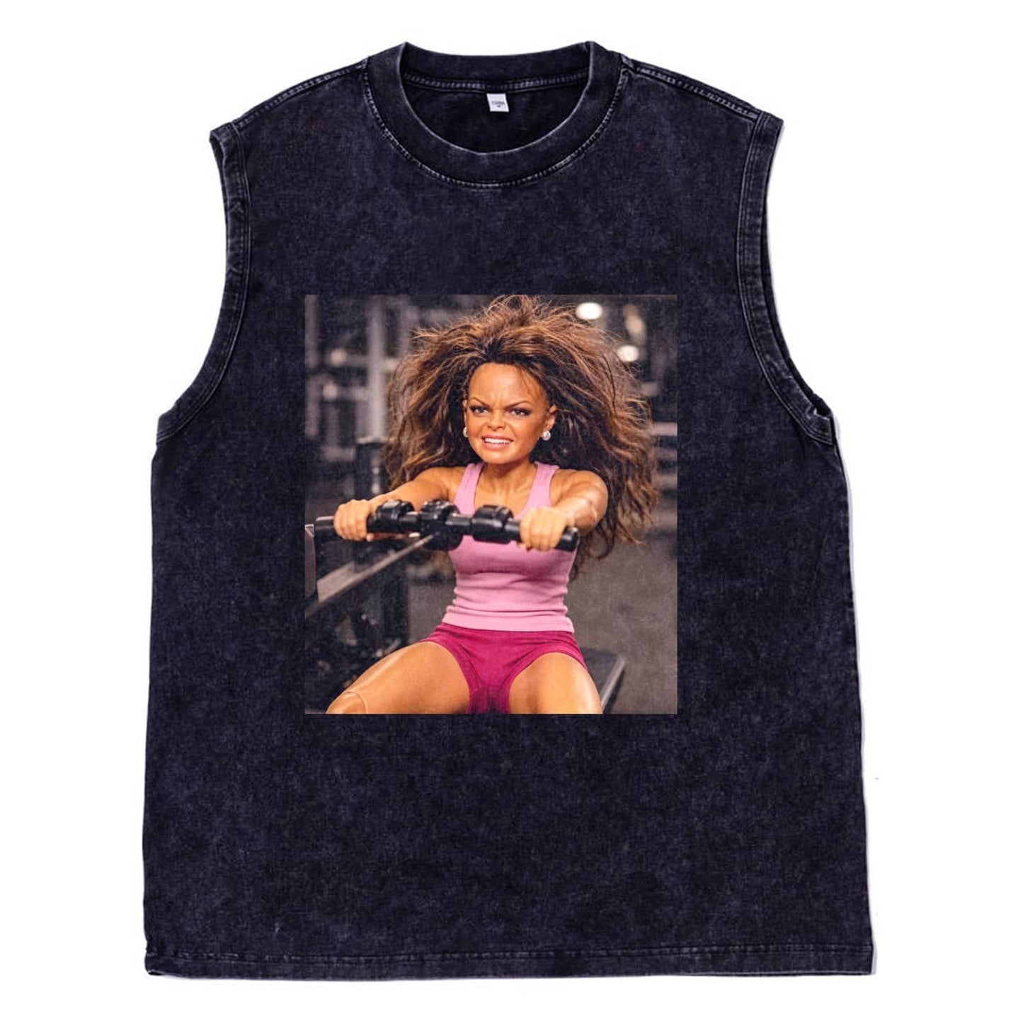 GYM DOLL GIRL FUNNY FACE MEME TEE