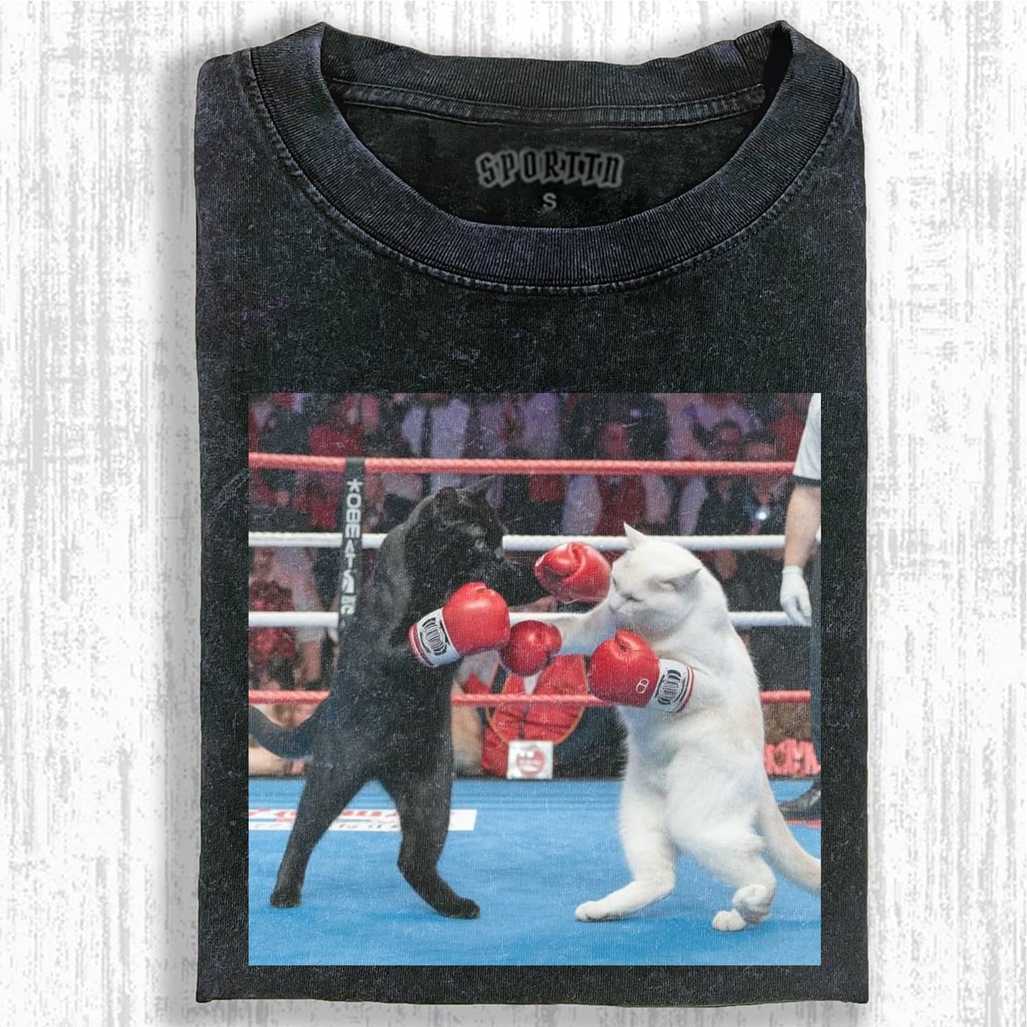 BOXING CAT MEME T-SHIRT