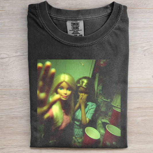 DOLL FACE MEME PARTY'S OVER TEE
