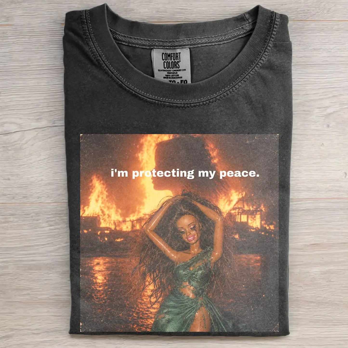 UNHINGED BLACK GIRL DOLL FUNNY MEME TEE