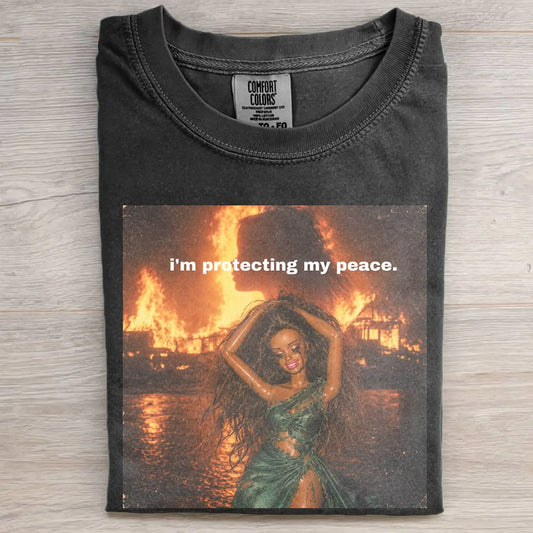 UNHINGED BLACK GIRL DOLL FUNNY MEME TEE
