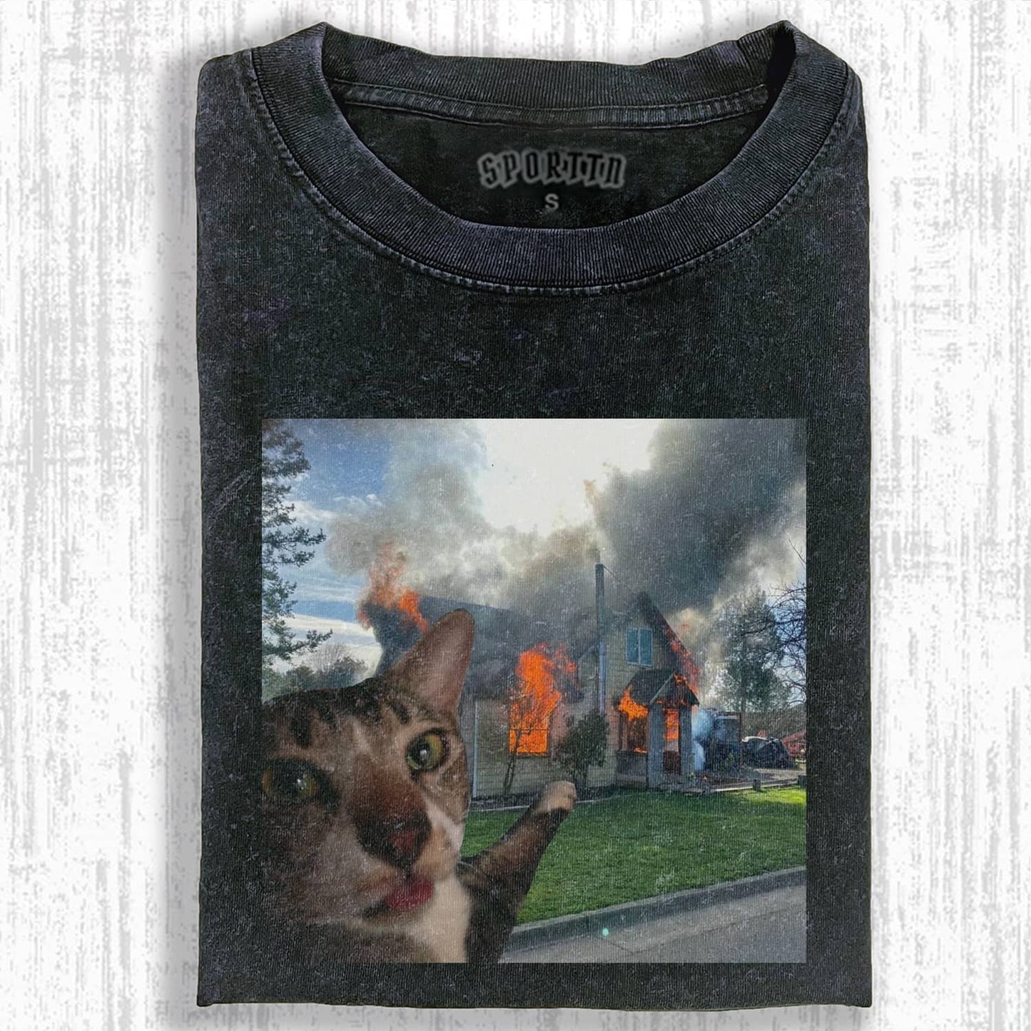 CAT MEME ICON T-SHIRT