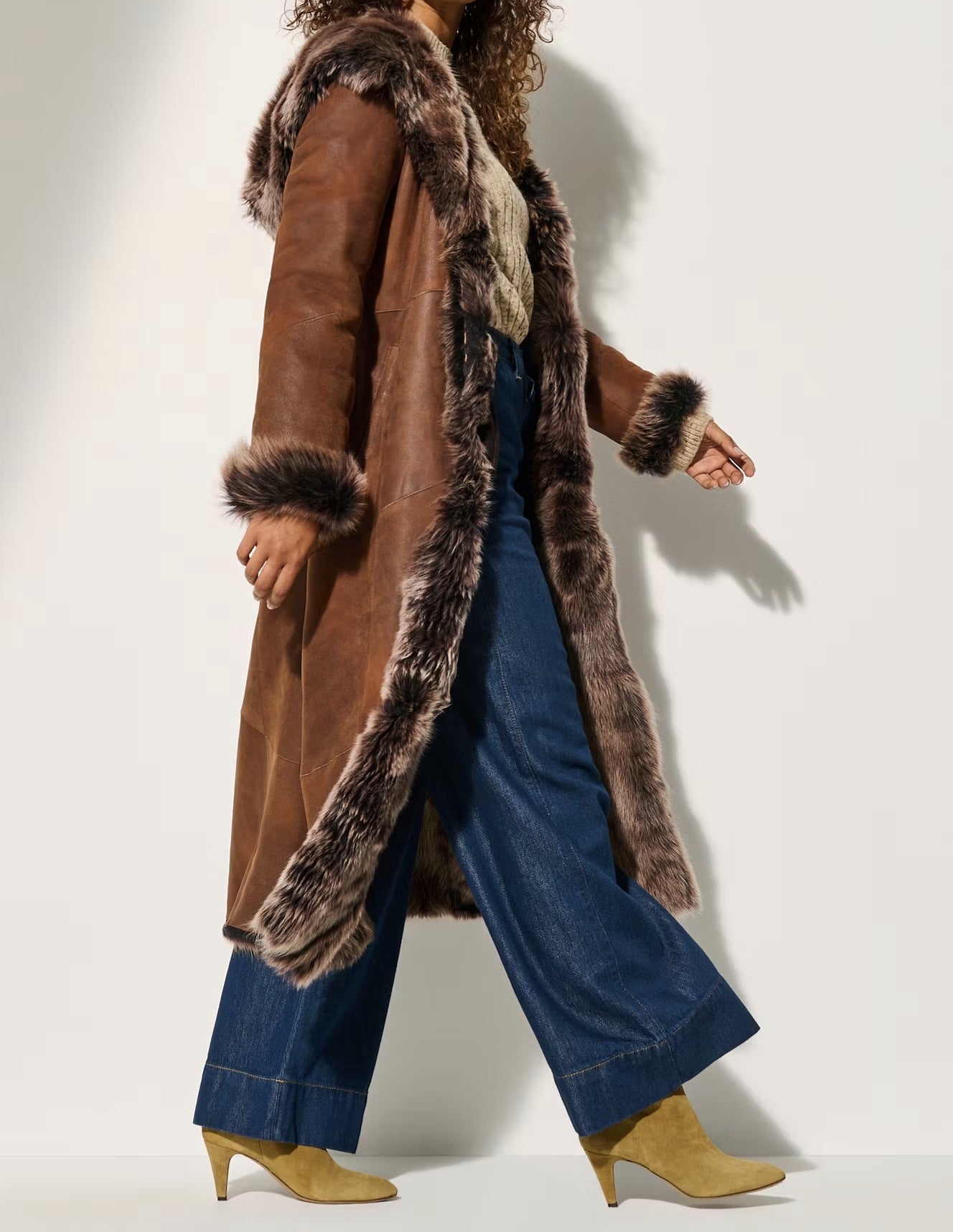 Autumn Winter Thick Fur Long Coat Jacket