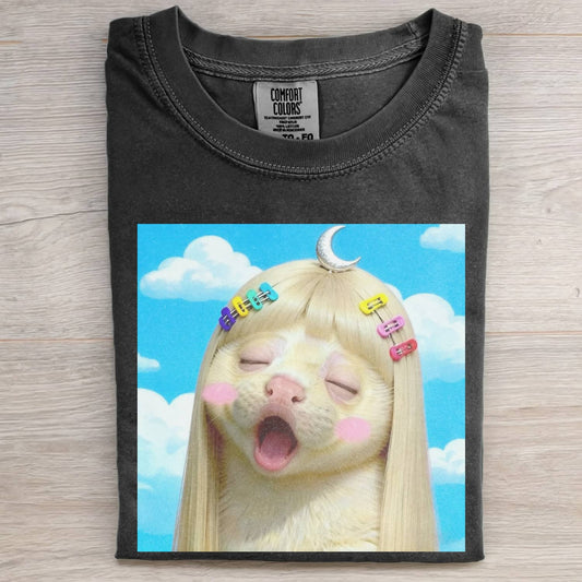 STRANGE CAT FUNNY MEME T-SHIRT