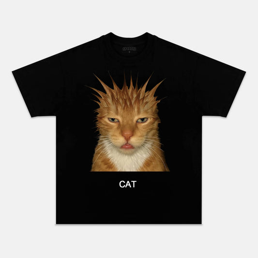 WACKY CAT TEE. 7.3