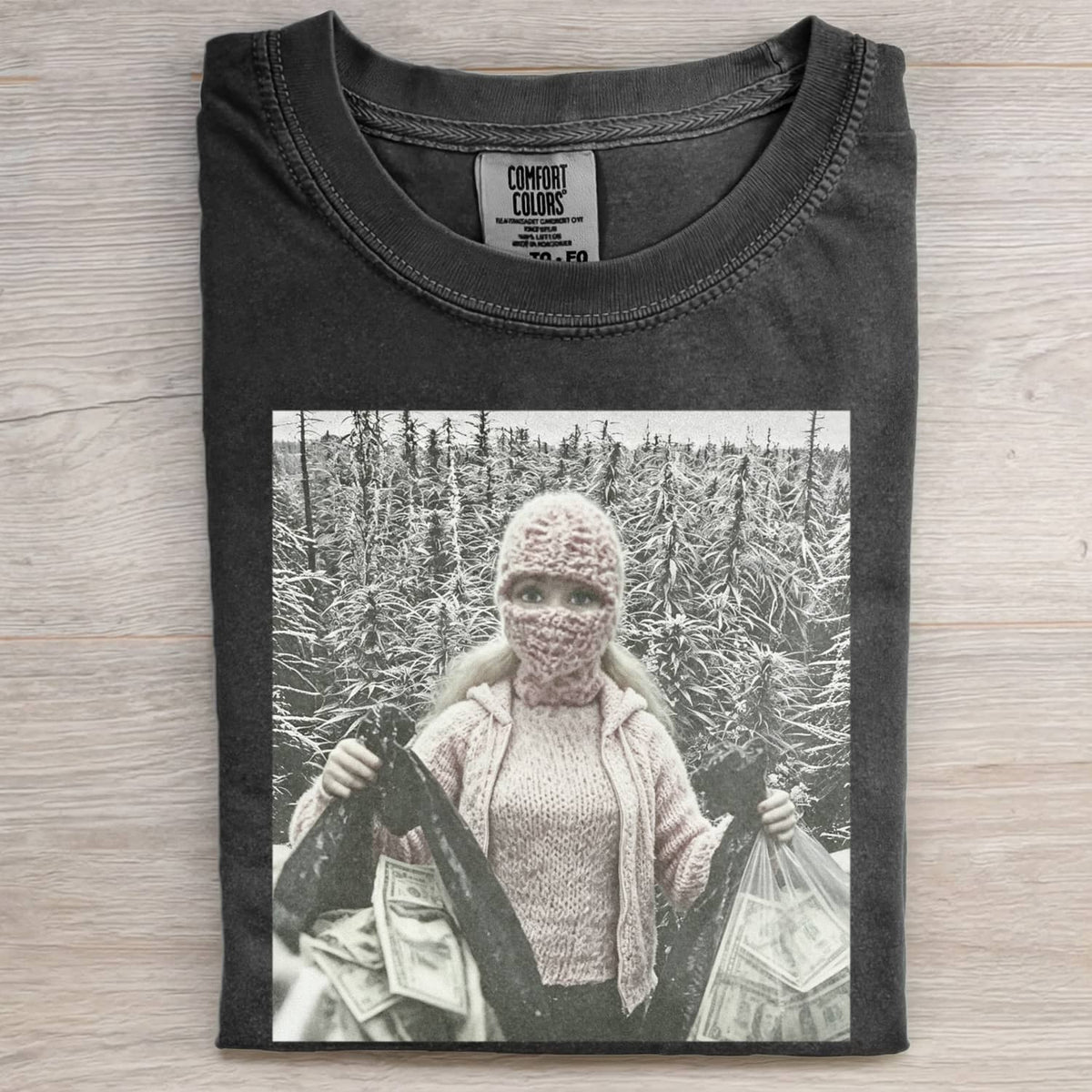 GANGSTER GRIL DOLL FUNNY MEME TEE