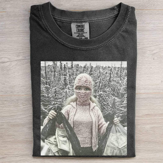 GANGSTER GRIL DOLL FUNNY MEME TEE