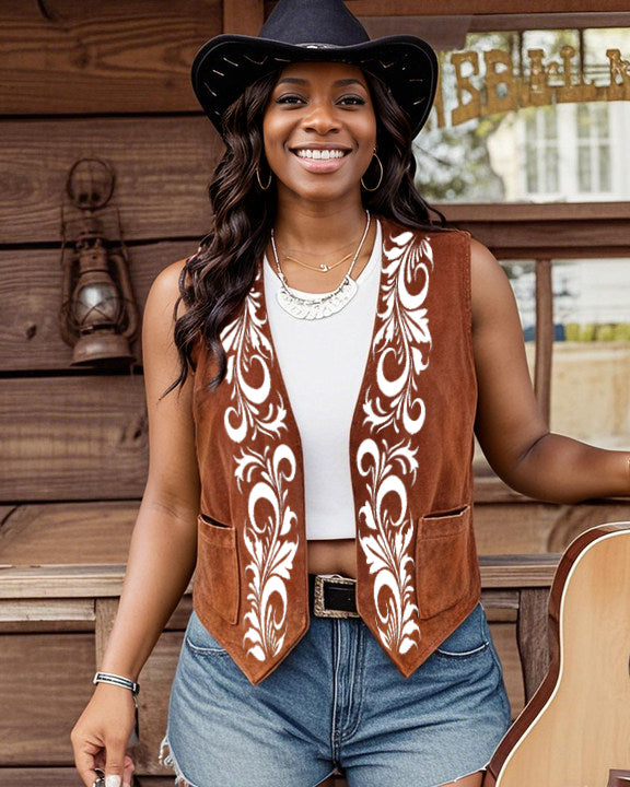 Retro Buttonless Symmetrical Pattern Cardigan Jacket – TAIDALW