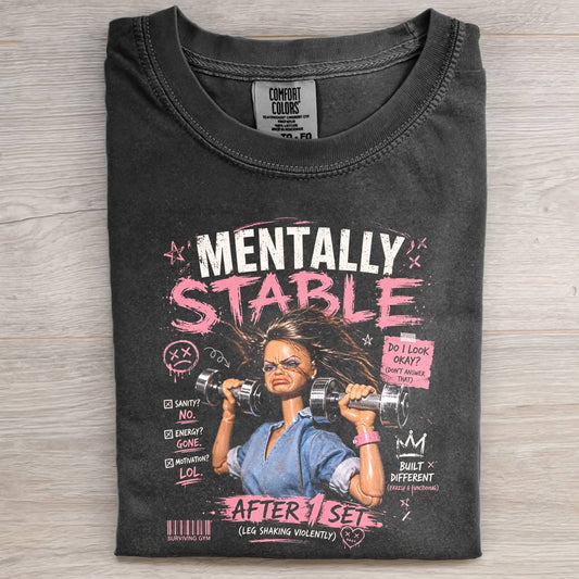 GYM DOLL GIRL FUNNY FACE MEME TEE