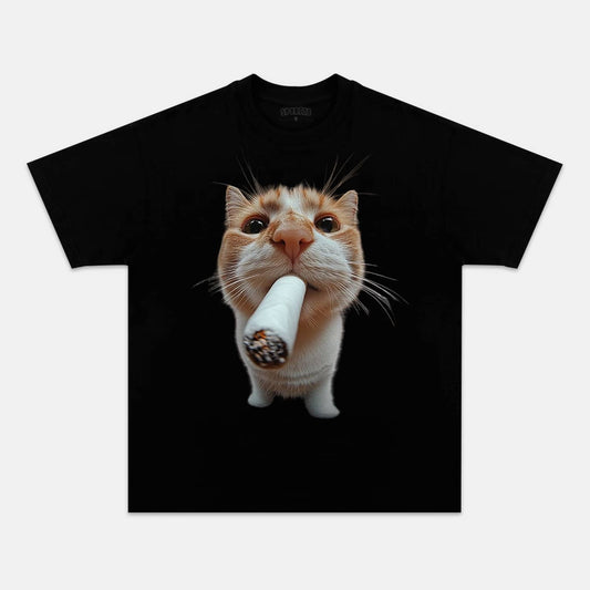WACKY CAT TEE. 7.3
