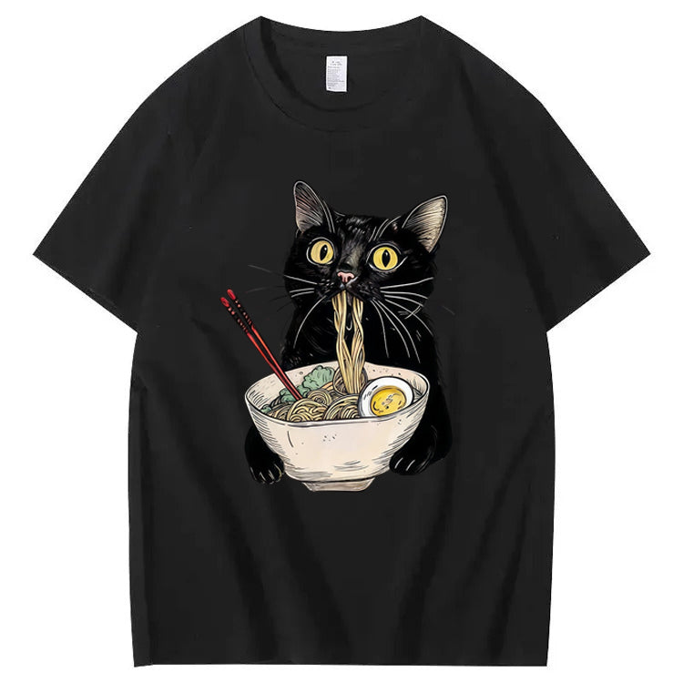 Ramen Cat Foodie Lover T-Shirt