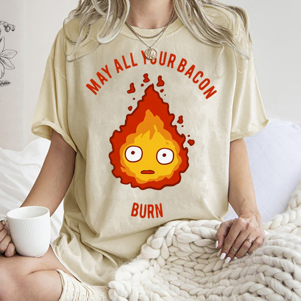 Unisex My All Your Bacon Printed Washed Tee