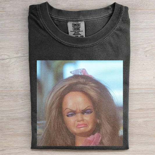 DISGUSTED DOLL GIRL FACE MEME TEE