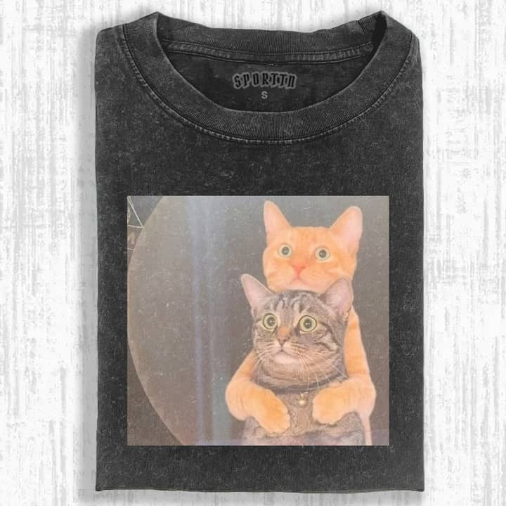 Embracing Cat T-SHIRTS