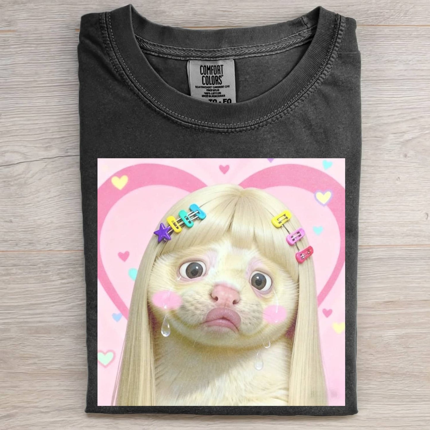 STRANGE CAT FUNNY MEME T-SHIRT