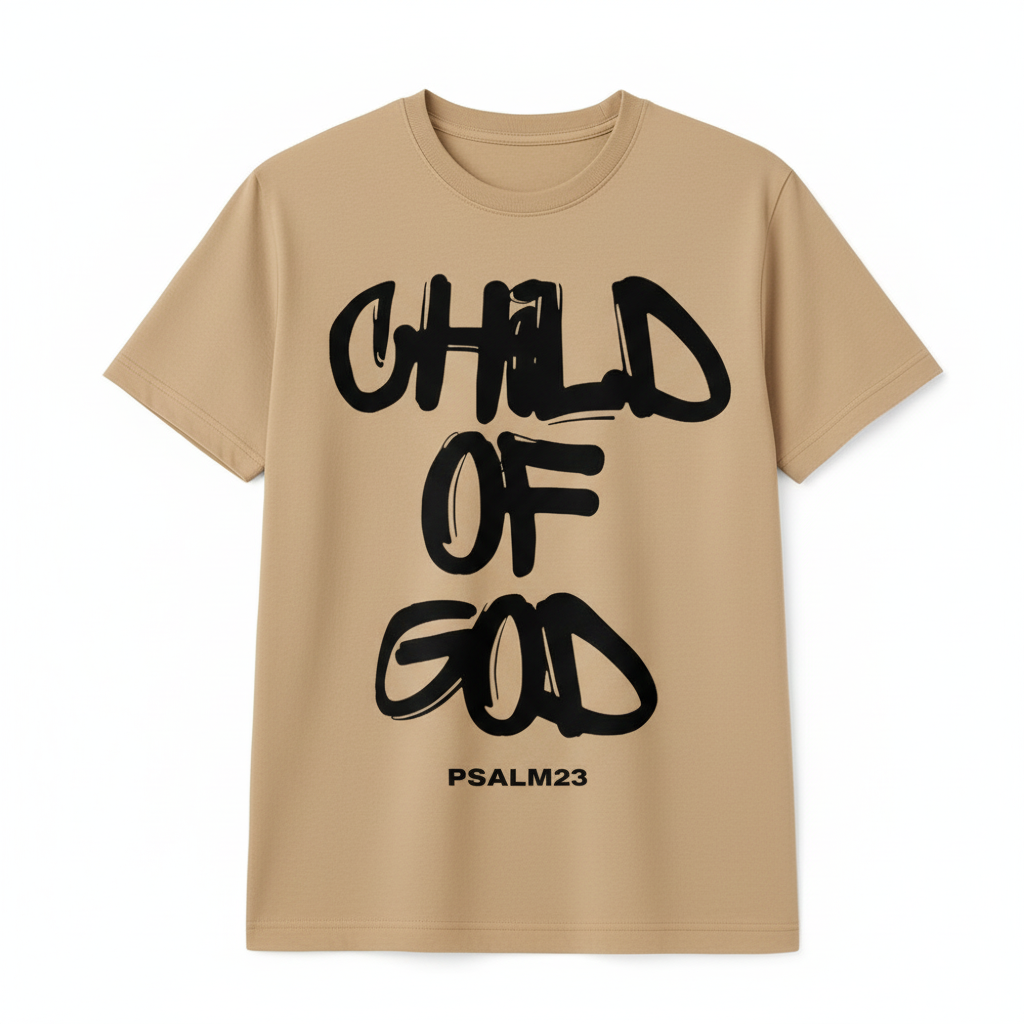 Child of God Sand Beige T-Shirt