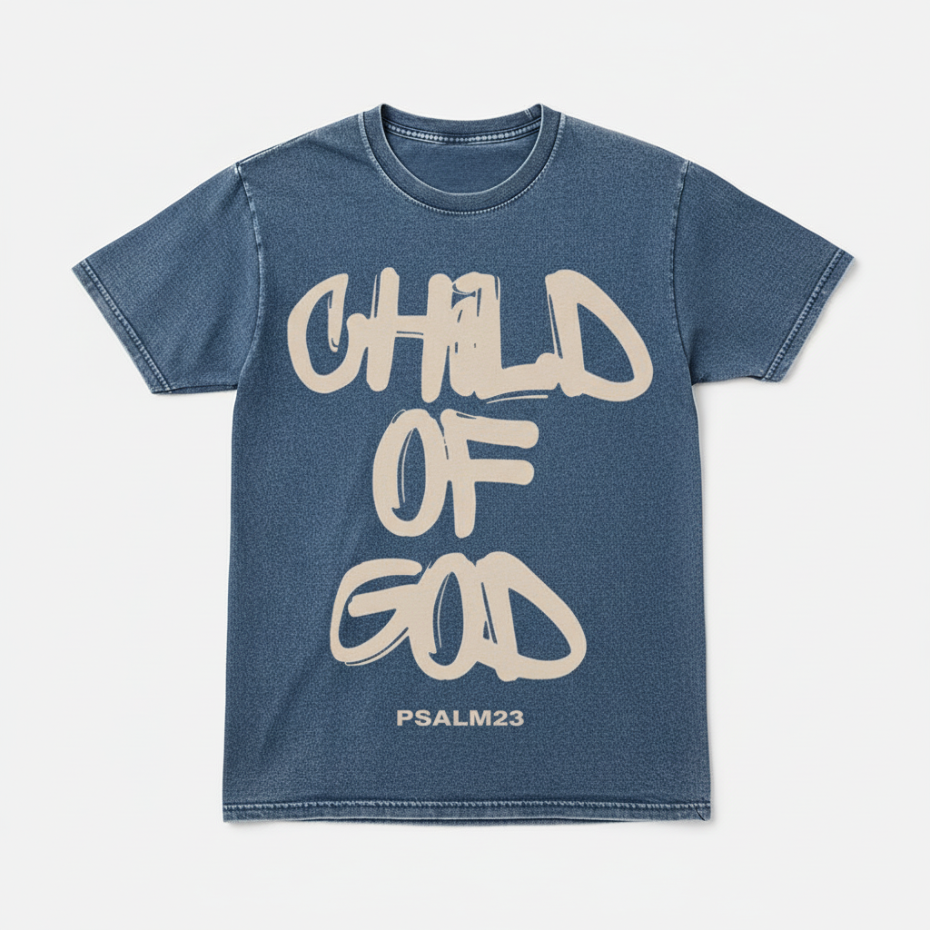 Child of God Vintage Blue T-Shirt