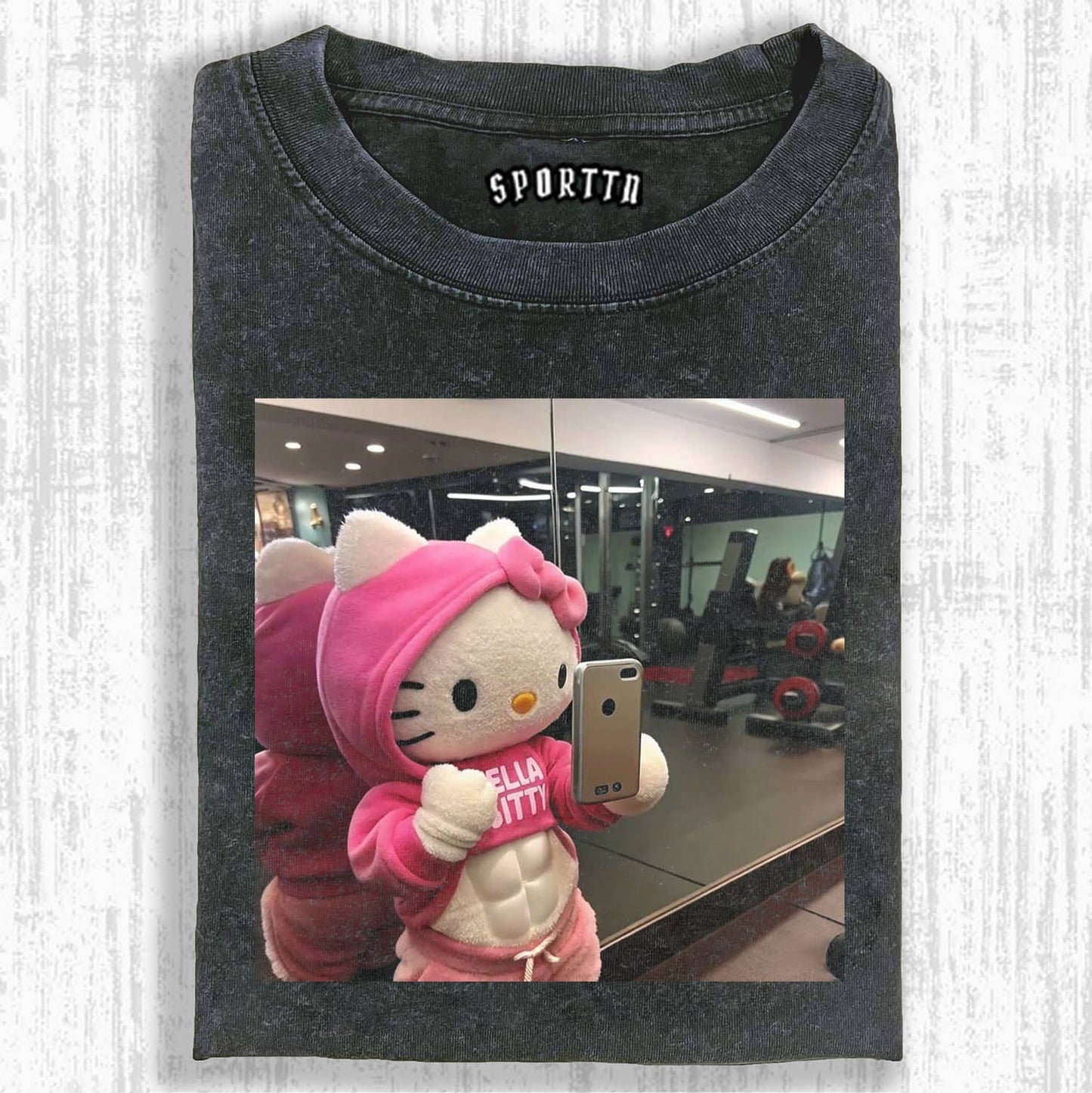 Fitness Version of Hello Kitty T-shirt