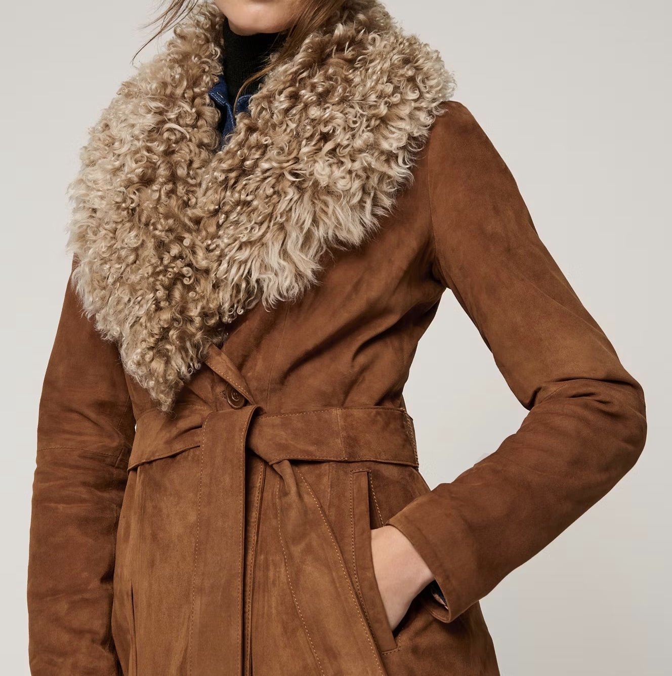 Autumn And Winter Suede Coat Jacket