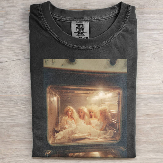 OVEN-BAKED WEDDING DRESS BARBIECORE TEE