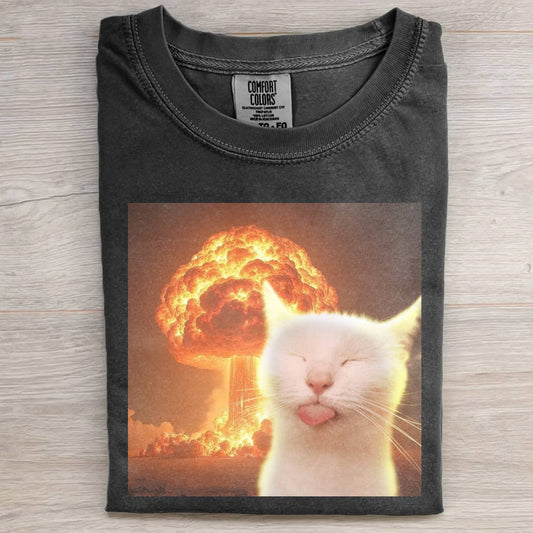 CAT MEME MOOD ICON T-SHIRT