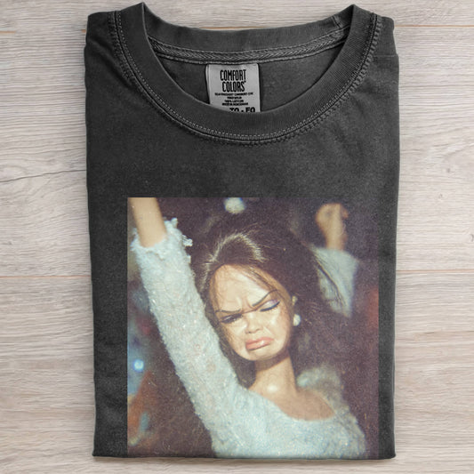 BLACK DOLL FACE DANCING TEE